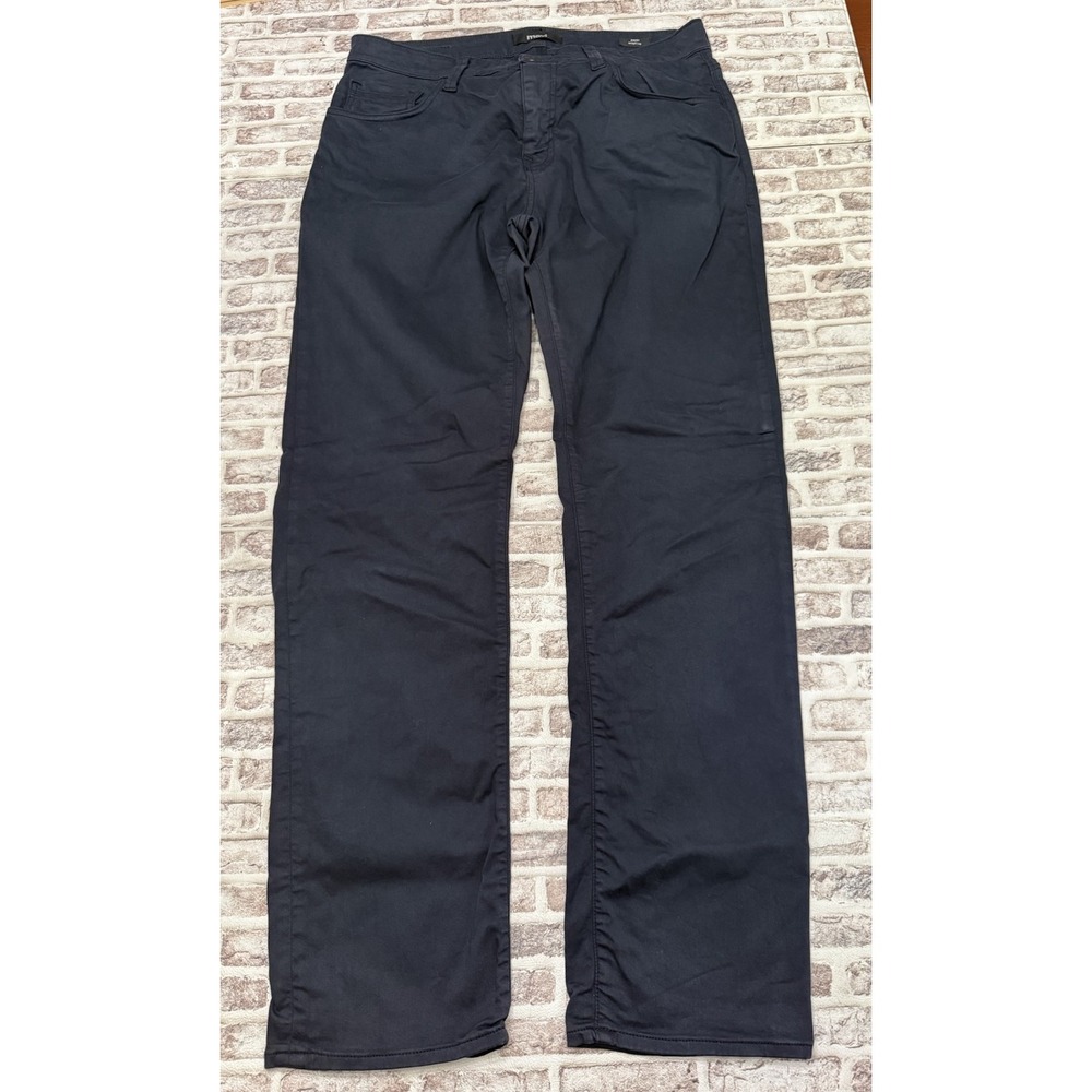 Mavi Jeans Pants Mens 34x34 Blue Navy Zach Straight Leg Twill Chino Trousers